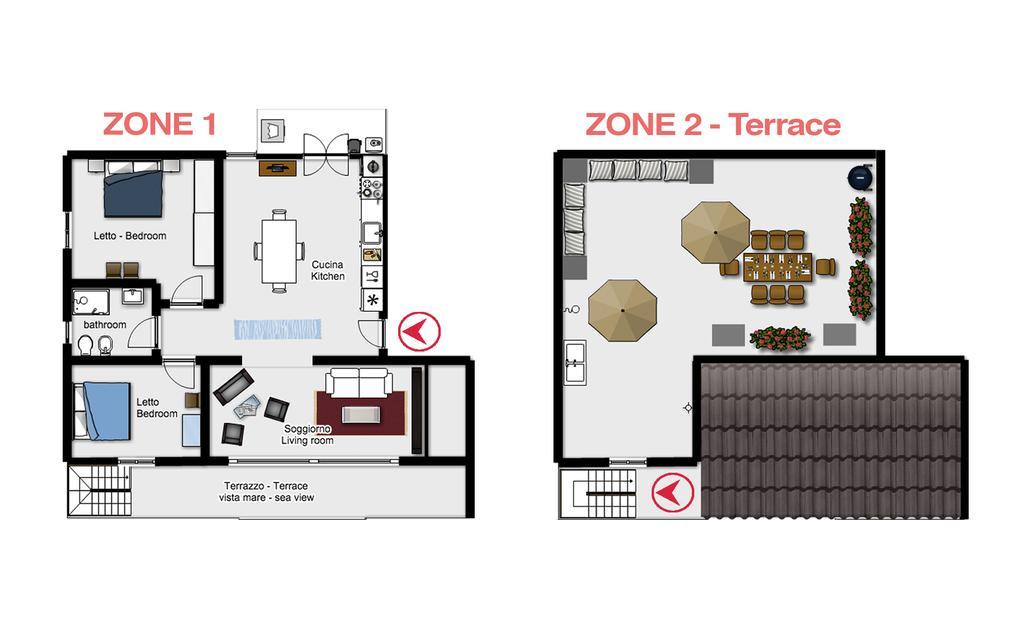 Fiore Penthouse Альгеро Екстер'єр фото